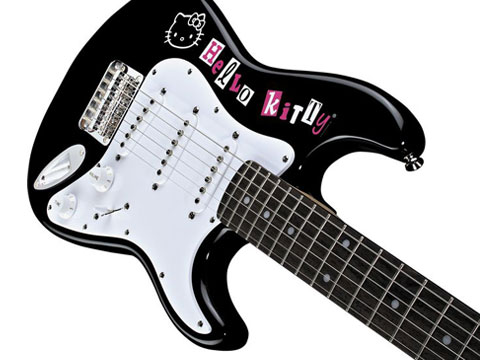 fender guitar wallpaper. Squier by Fender Hello Kitty