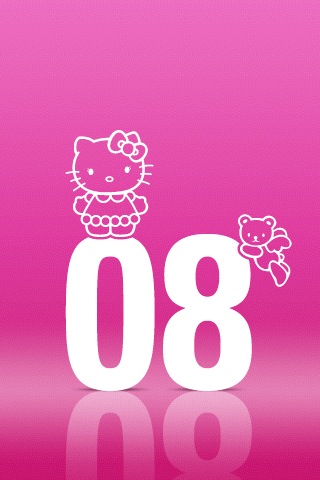  Kitty Wallpaper  Iphone on Iphone Wallpaper In Pink To Match The Desktop Wallpaper I Created